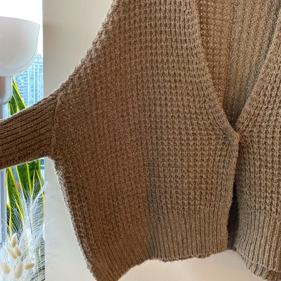 Free People Breeze Knit Slouchy Sweater Cardigan - Picture 9 of 13